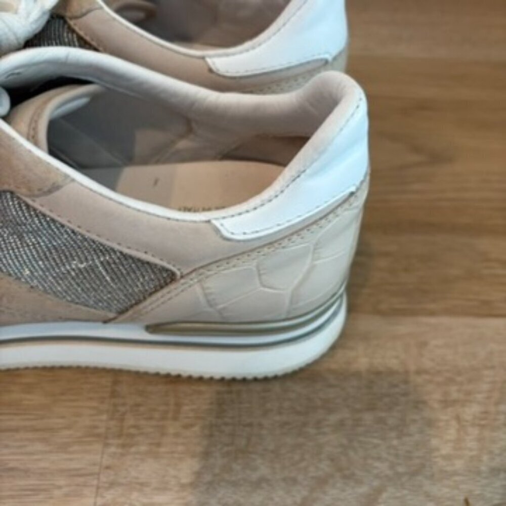 ** Hogan platform Gold Sneakers Size 37 - Picture 6 of 10
